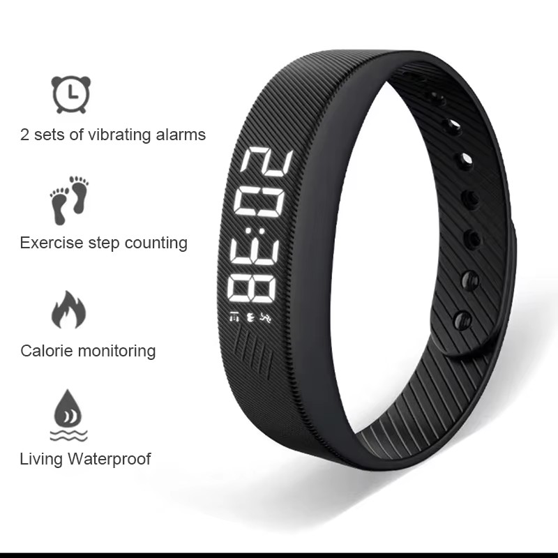 Outdoor Sport Smart Watch - Inteligentna bransoletka LED Cyfrowy Wodoodporny Smartwatch