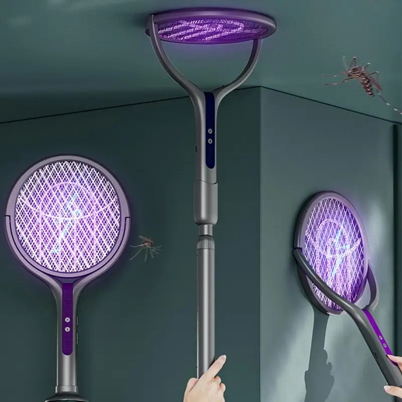 Head Racket Boom - Elektryczna packa na owady z obrotową