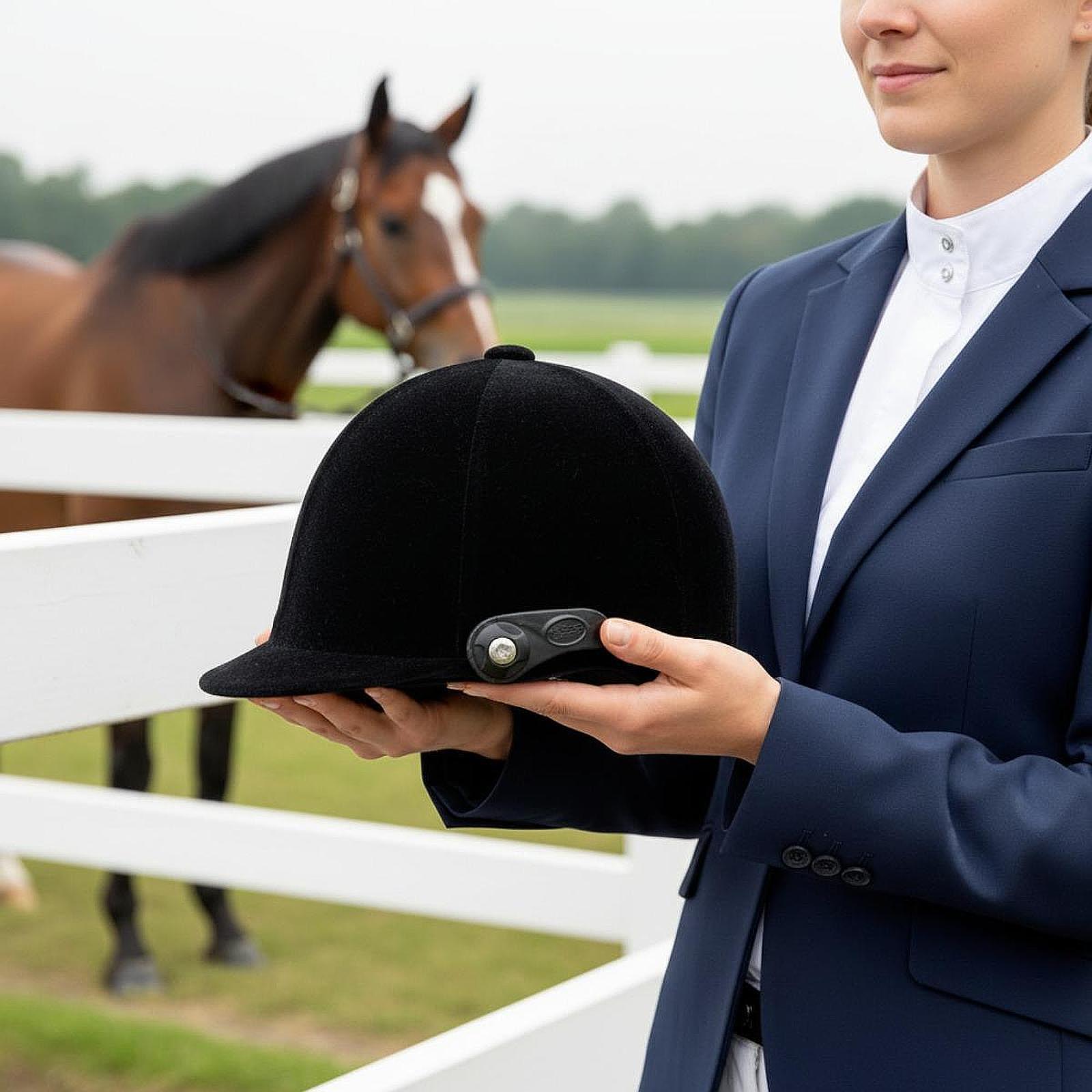 Equestrian Helmet - Kask jeździecki odporny na uderzenia, miękka