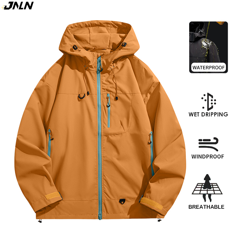 Outdoor Sport Windbreaker - Kurtka trekkingowa, wodoodporna, męska i damska,