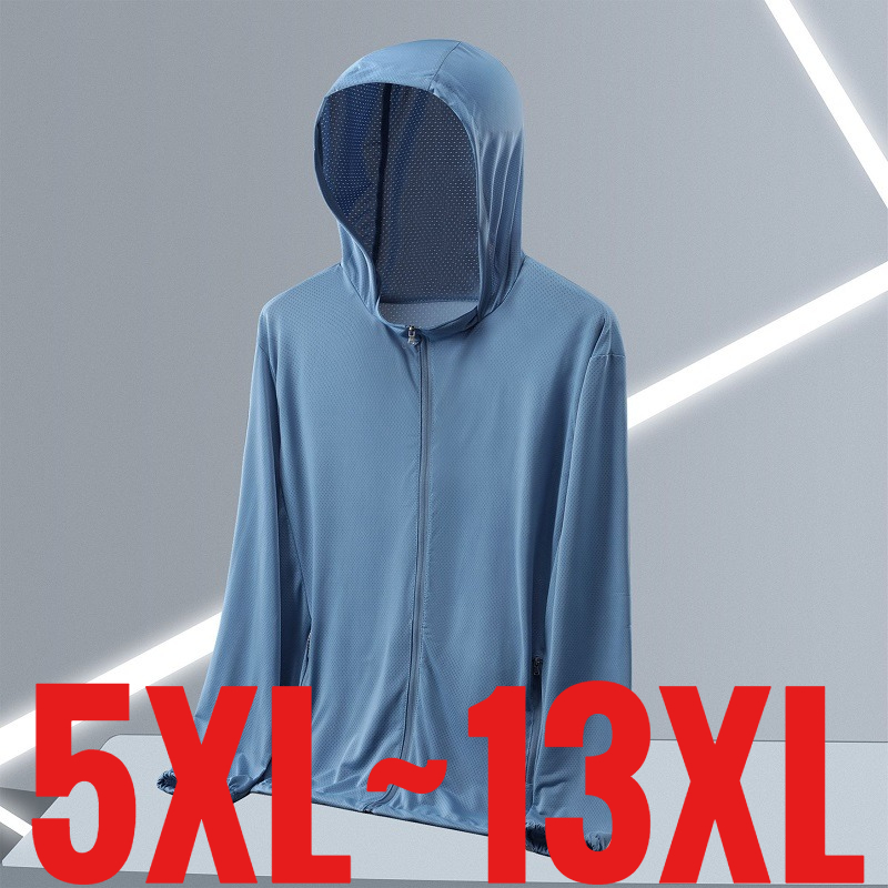 Outdoor Sport Windbreaker - Męskie kurtki przeciwsłoneczne w dużych rozmiarach,