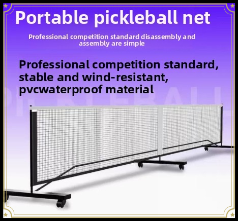 Outdoor Sports Net - Przenośna profesjonalna siatka do pickleballa, ruchoma