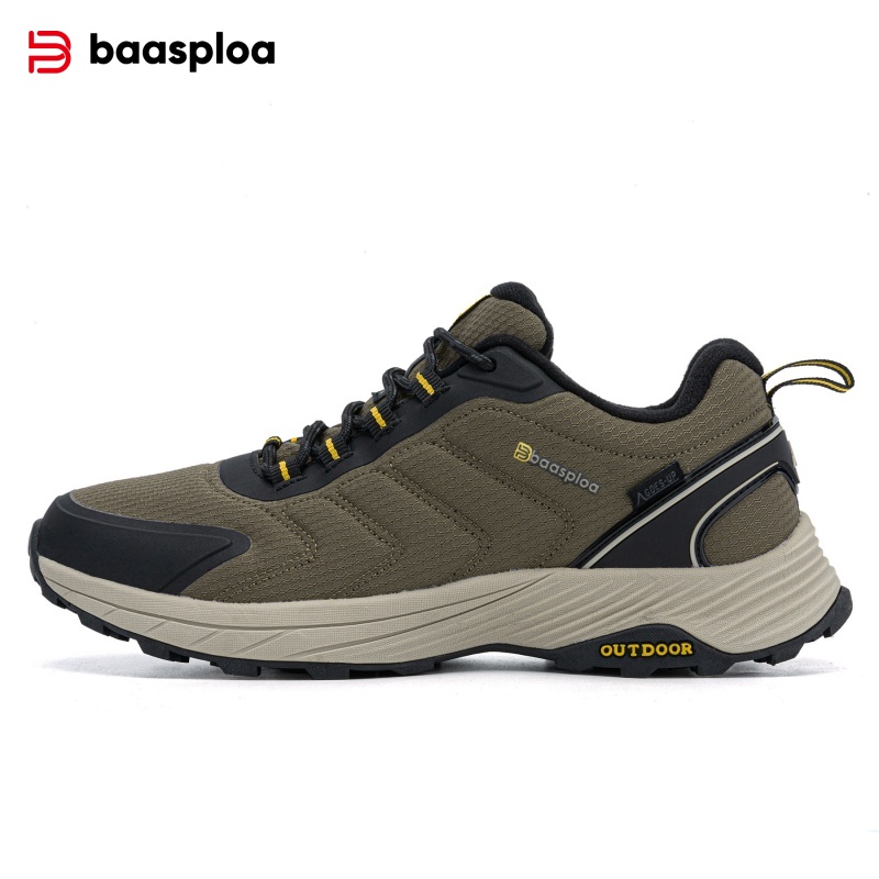 Climbing Shoe Beginner - Baasploa Męskie buty trekkingowe, wodoodporne, outdoorowe