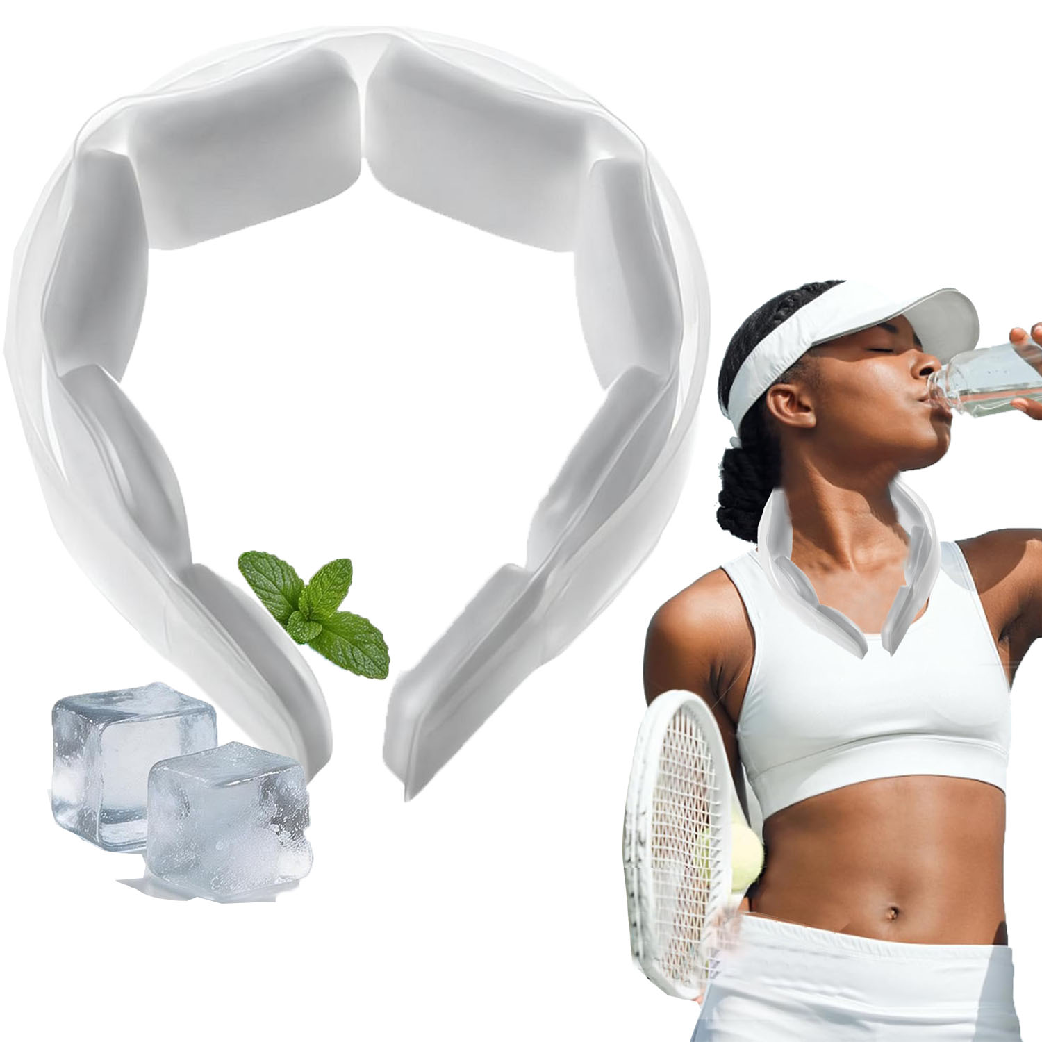 Outdoor Sport Hose - Wielorazowy chłodzący pierścień na szyję z