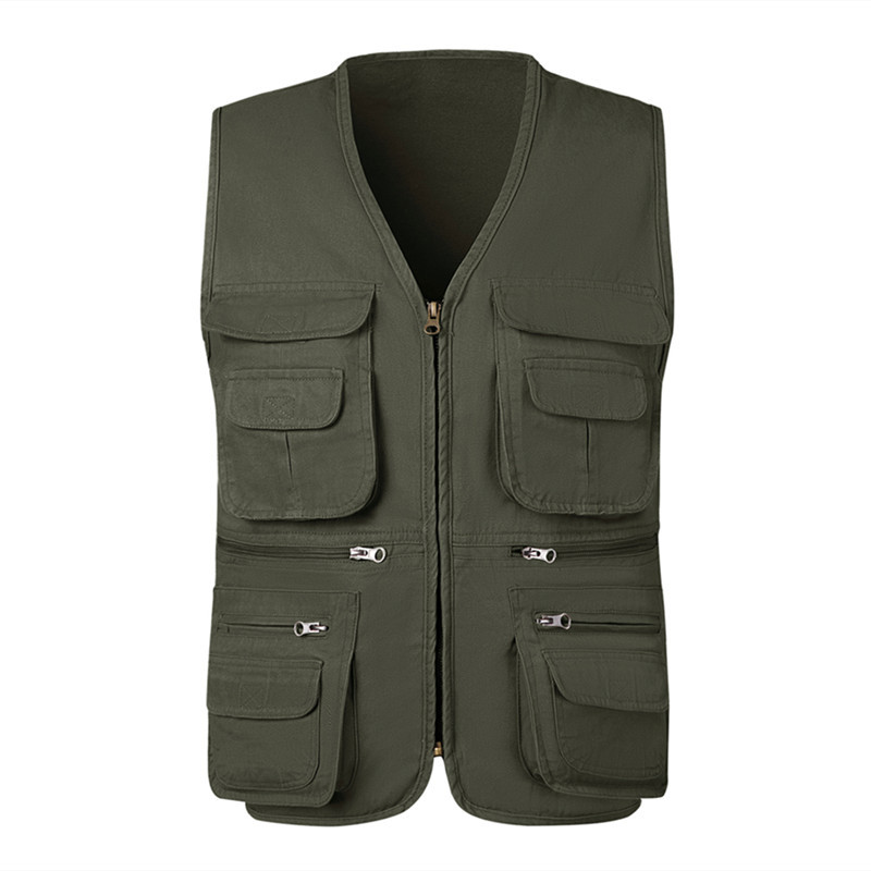 Outdoor Sport Jacket - Letnia męska taktyczna kamizelka wędkarska z
