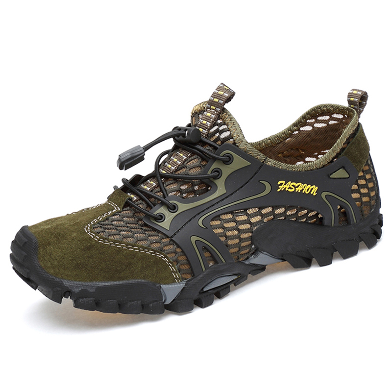 Climbing Shoe Beginner - Letnie oddychające męskie buty górskie zamszowe