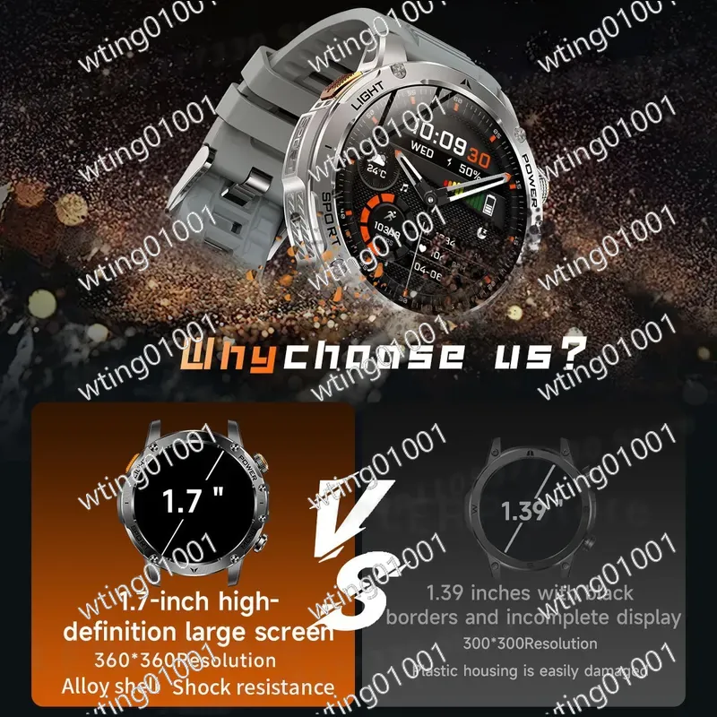 Smartwatch AK87 z latarką, fun – Outdoor Sport Smart Watch recenzja i cena