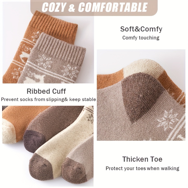 5Pairs Winter Thicken Wool Soc – Outdoor Sport Hose recenzja i cena