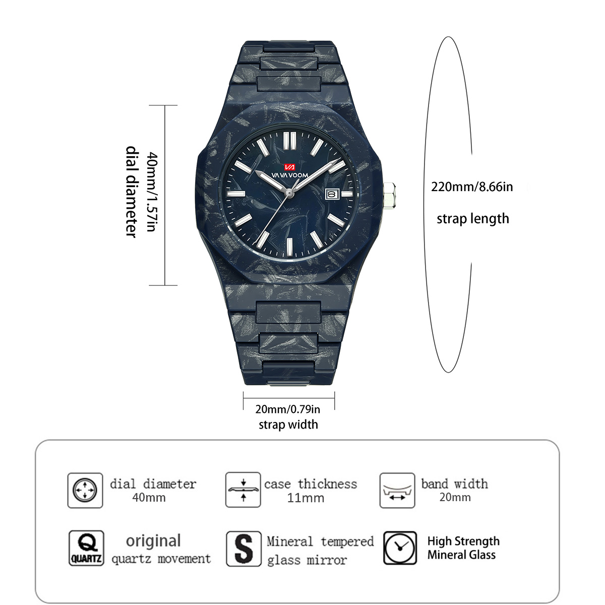 Zegarki męskie VA VA VOOM, mec – Outdoor Sport Smart Watch recenzja i cena